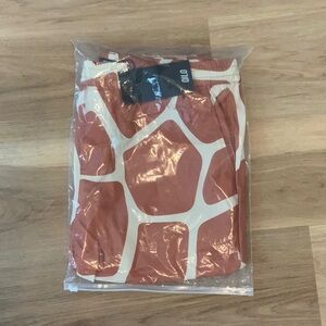 NWT - Giraffe Print Pants by Qilo - XL